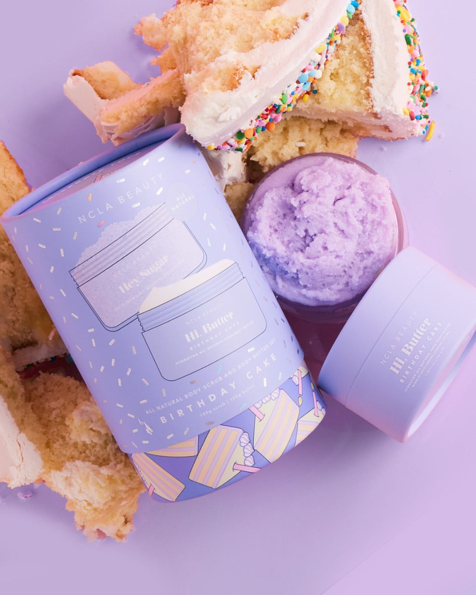 NCLA Beauty Birthday Cake Body Care Set (Discovery Set 100 ml each)