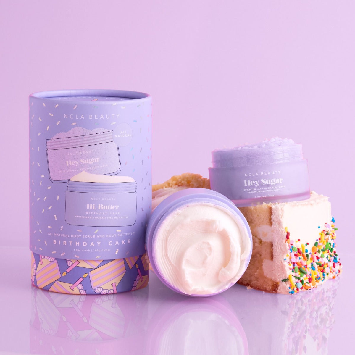 NCLA Beauty Birthday Cake Body Care Set (Discovery Set 100 ml each)
