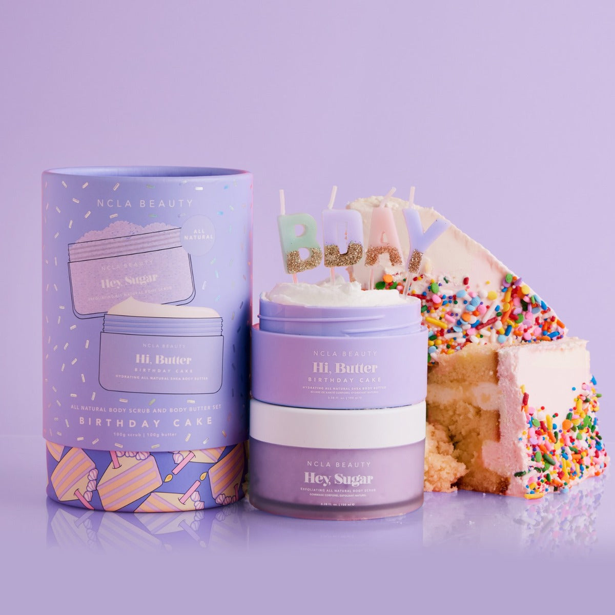 NCLA Beauty Birthday Cake Body Care Set (Discovery Set 100 ml each)
