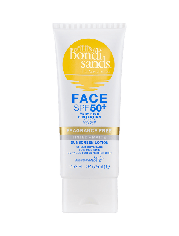 Bondi Sands SPF Fragrance Free 50+ Face Tinted - Matte
