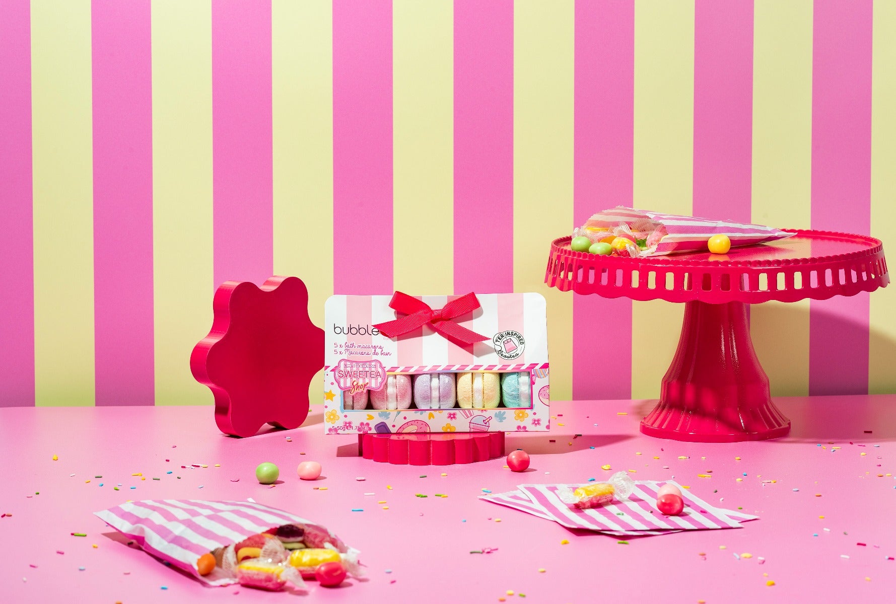 Sweet Tea Macaron Bath Fizzer Gift Set