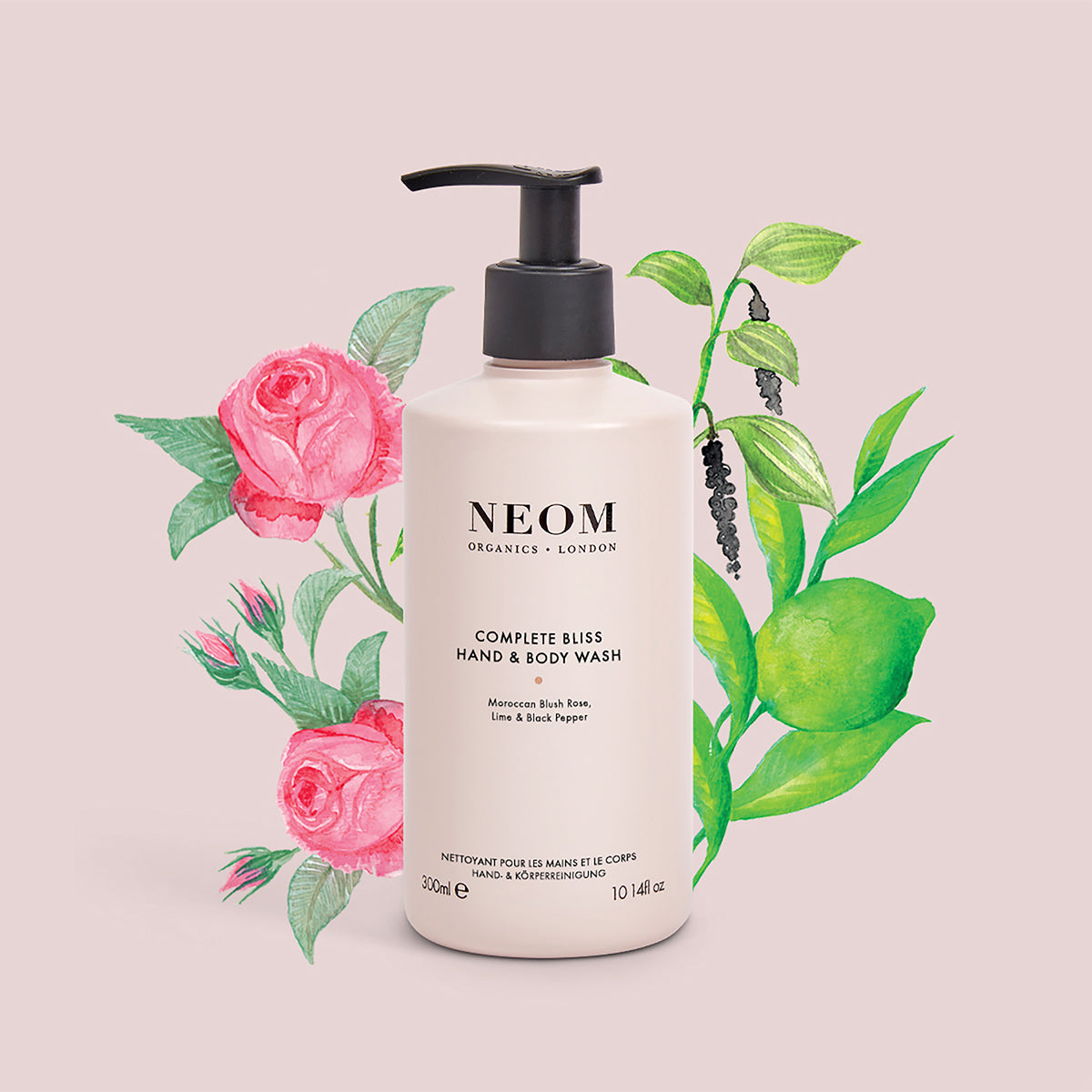 Neom Organics Complete Bliss Body & Hand Wash 300ml