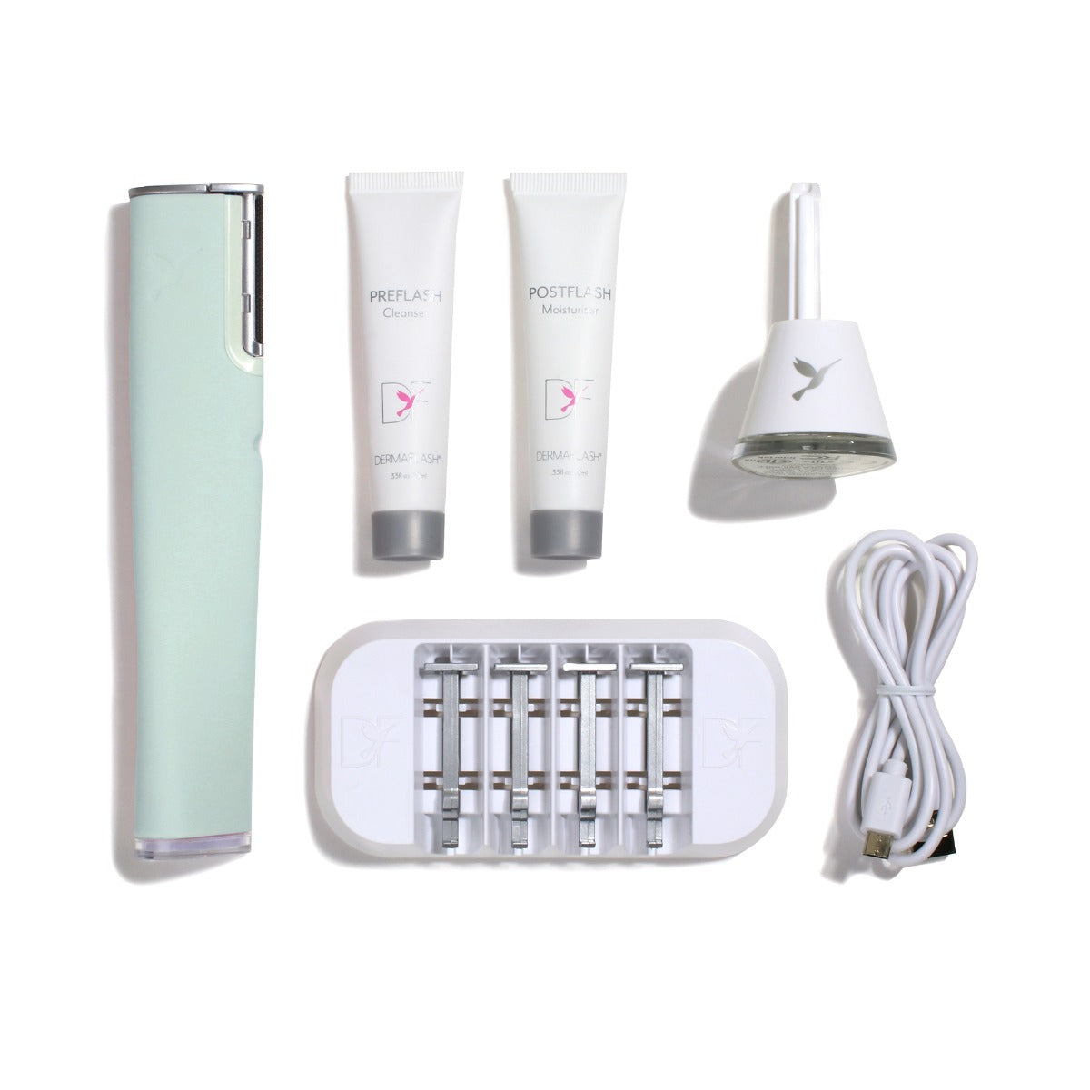 Dermaflash Luxe - Facial Exfoliation And Peach Fuzz Removal - Icy Green