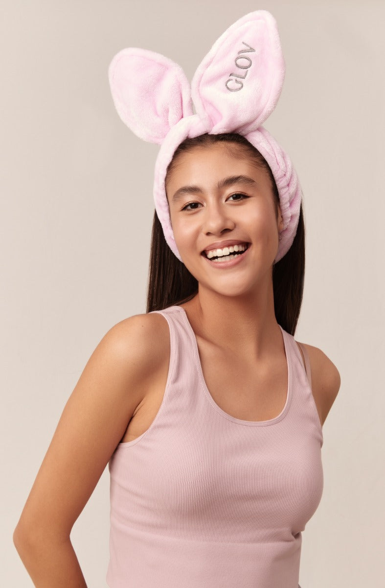 Glov Bunny Ears Headband - Pink
