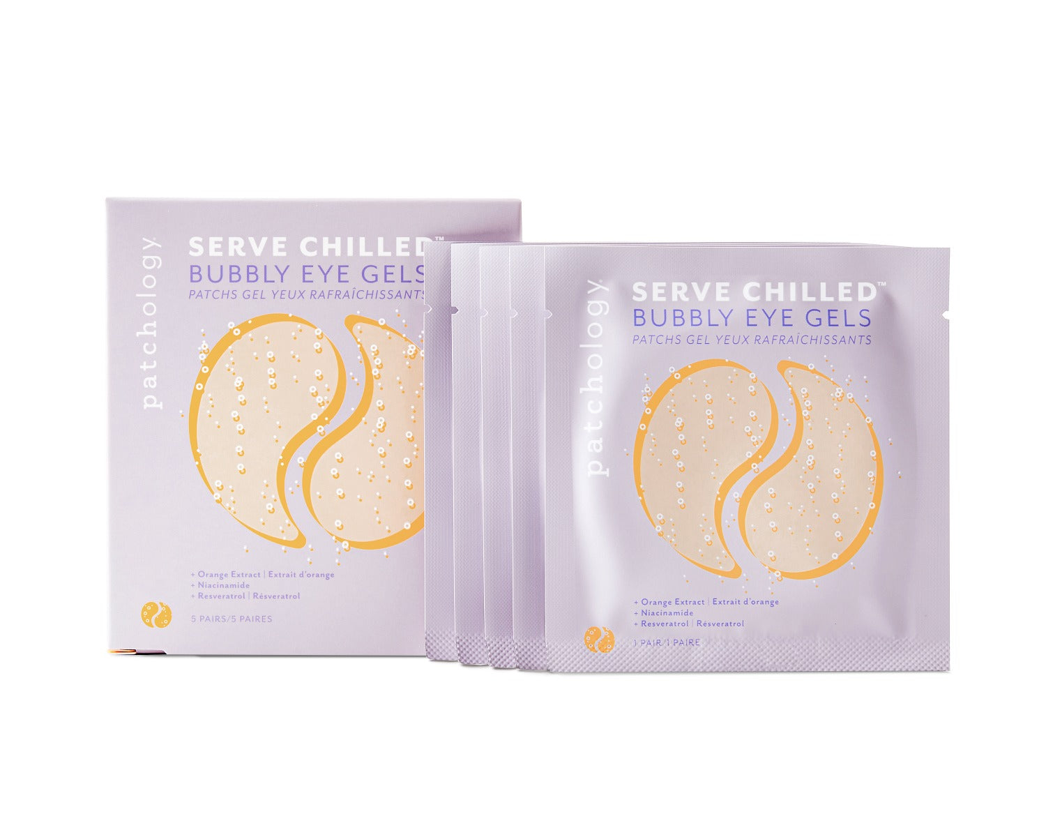 Patchology Serve Chilled Bubbly Eye Gel - 5 Pack
