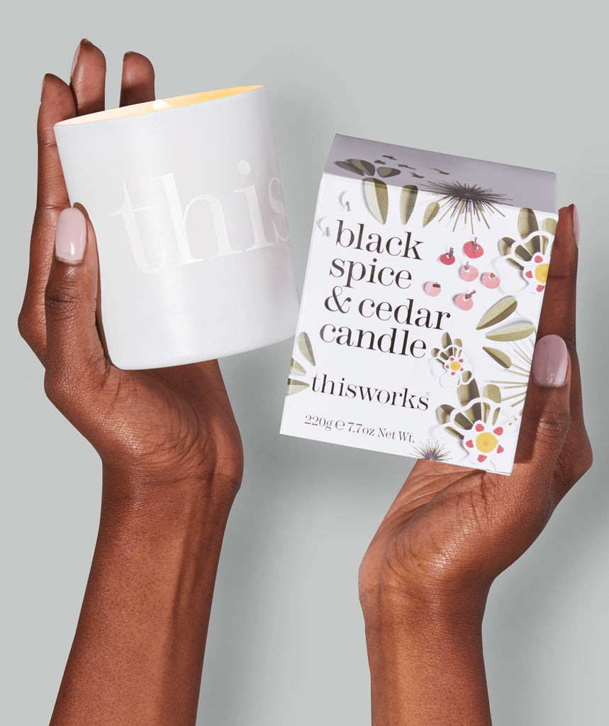 This Works Black Spice & Cedar Candle 220g