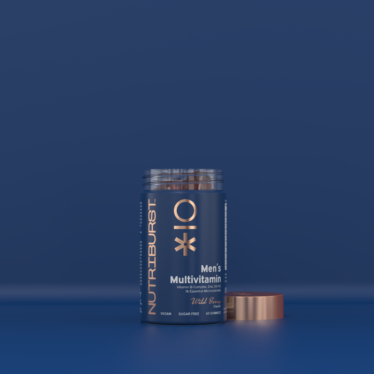 Nutriburst Men's Vitamins - Wild Berry - 60 Gummies