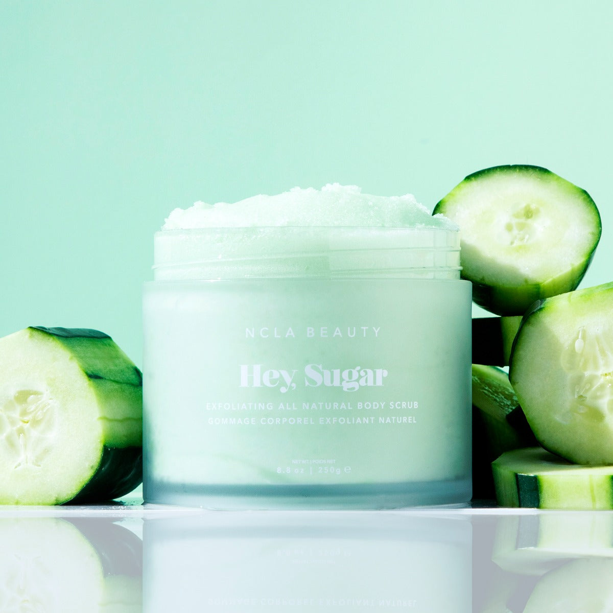 NCLA Beauty Hey Sugar Cucumber Body Scrub 250ml