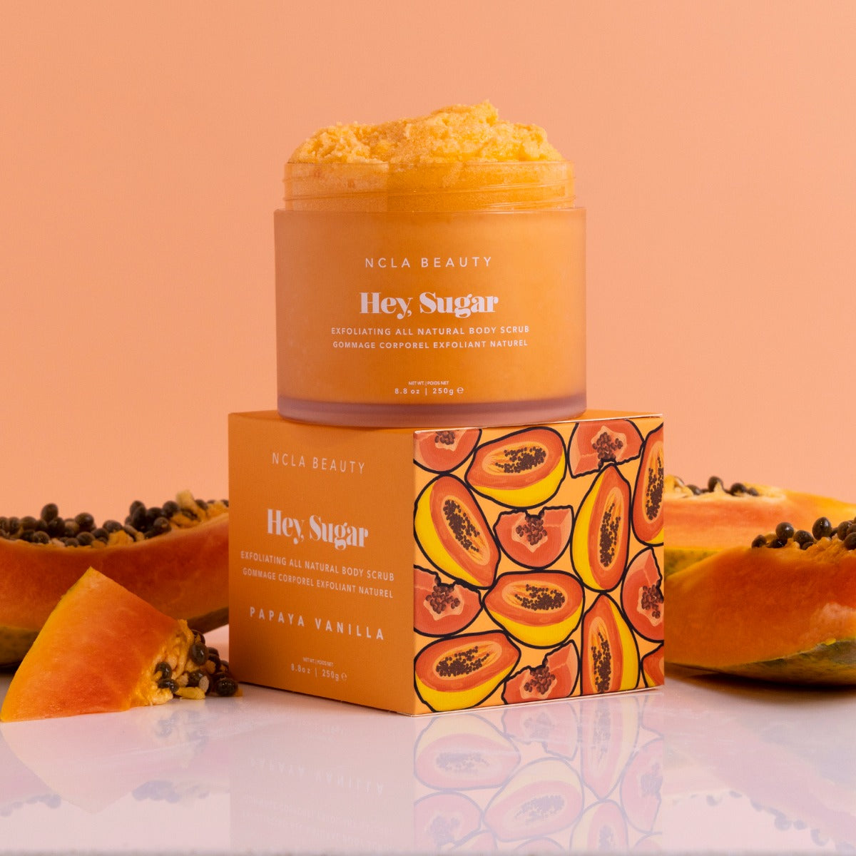 NCLA Beauty Hey Sugar Papaya Vanilla Body Scrub 250ml