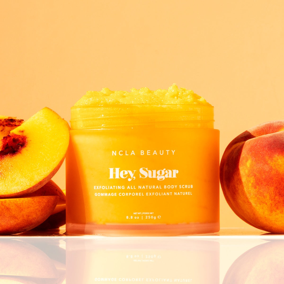 NCLA Beauty  Hey Sugar Peach Body Scrub 250ml