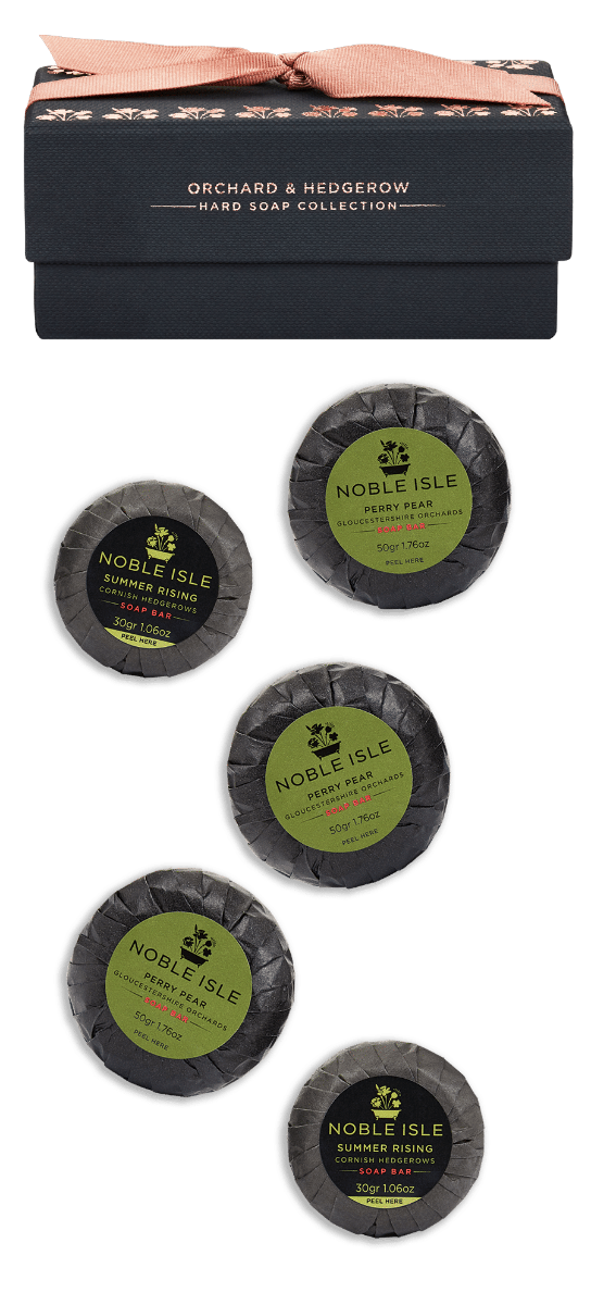 Noble Isle Orchards & Hedgerows Hard Soap Collection
