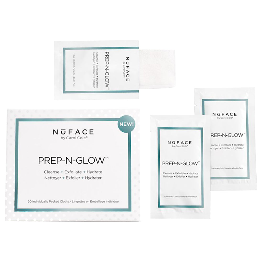 NuFACE Prep-N-Glow Cleansing Cloth 20pk
