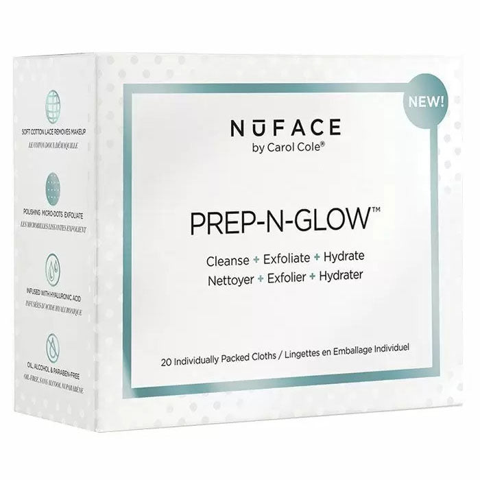 NuFACE Prep-N-Glow Cleansing Cloth 20pk
