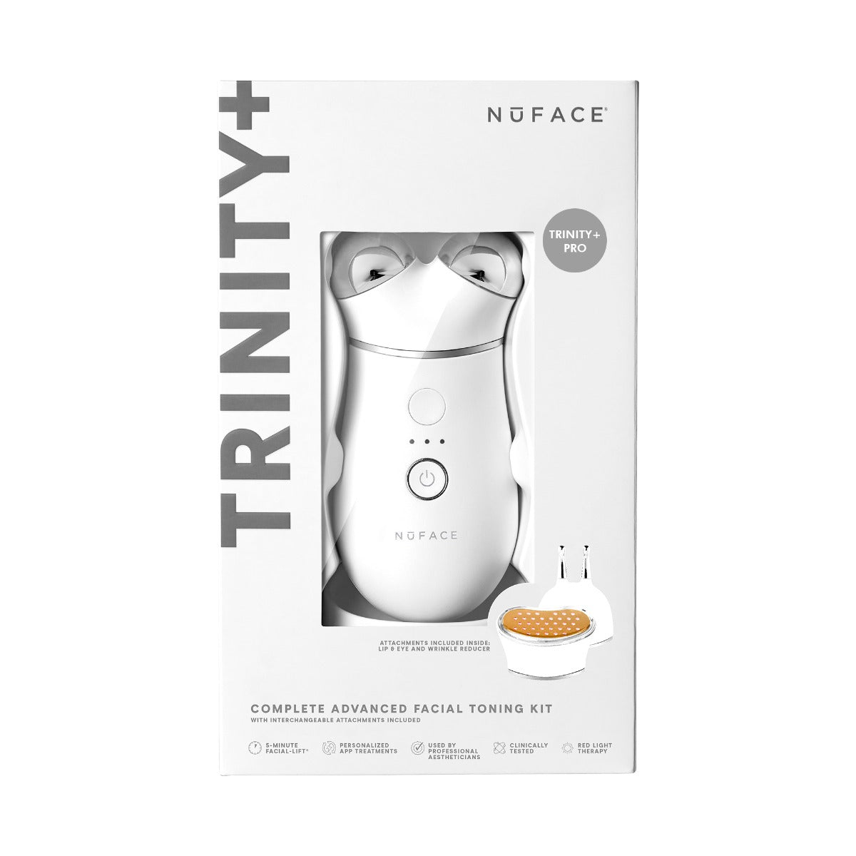 NuFACE TRINITY+ PRO Complete Advanced Facial Toning Kit (ELE & TWR Attachments)