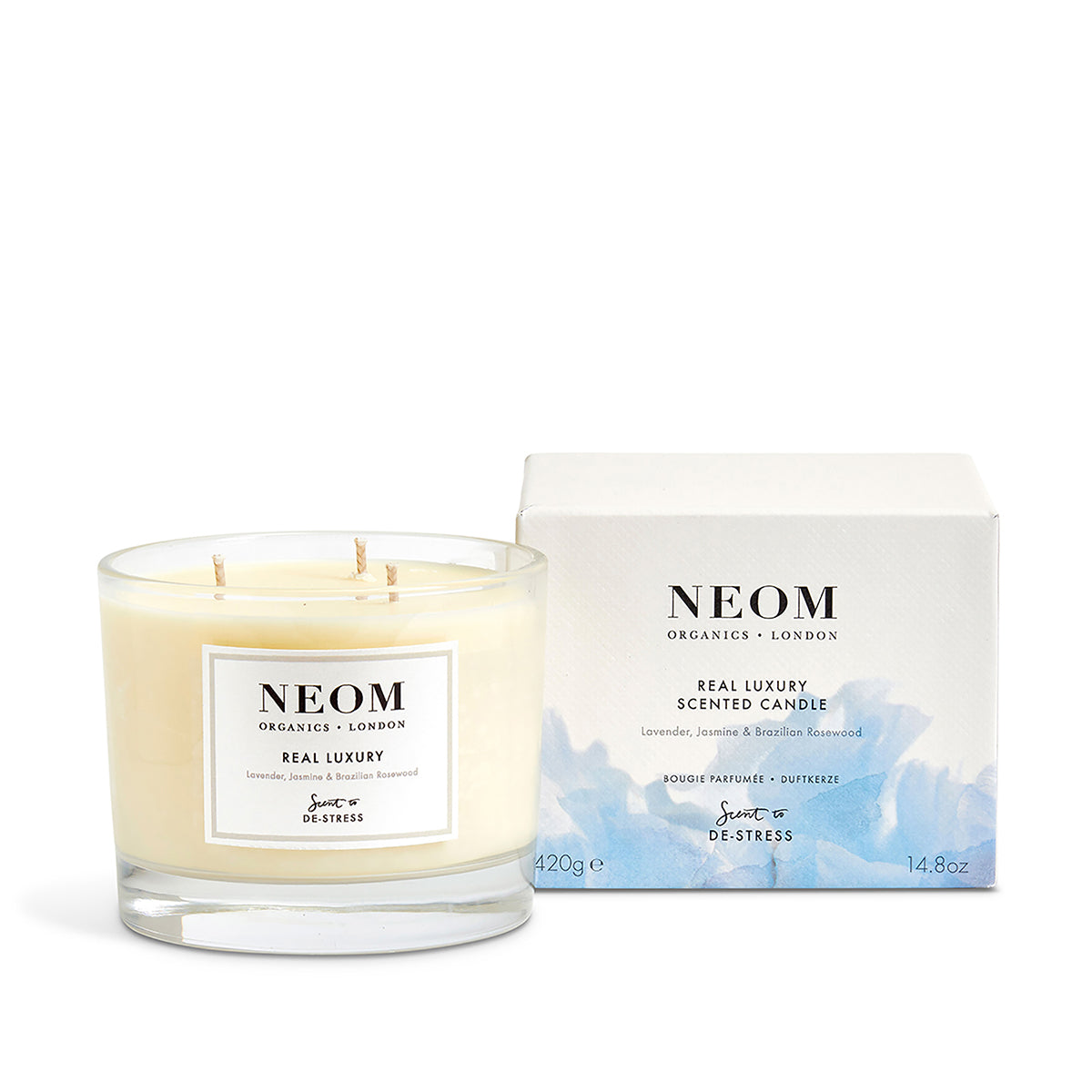 Neom Organics Real Luxury Scented Candle (3 Wicks)