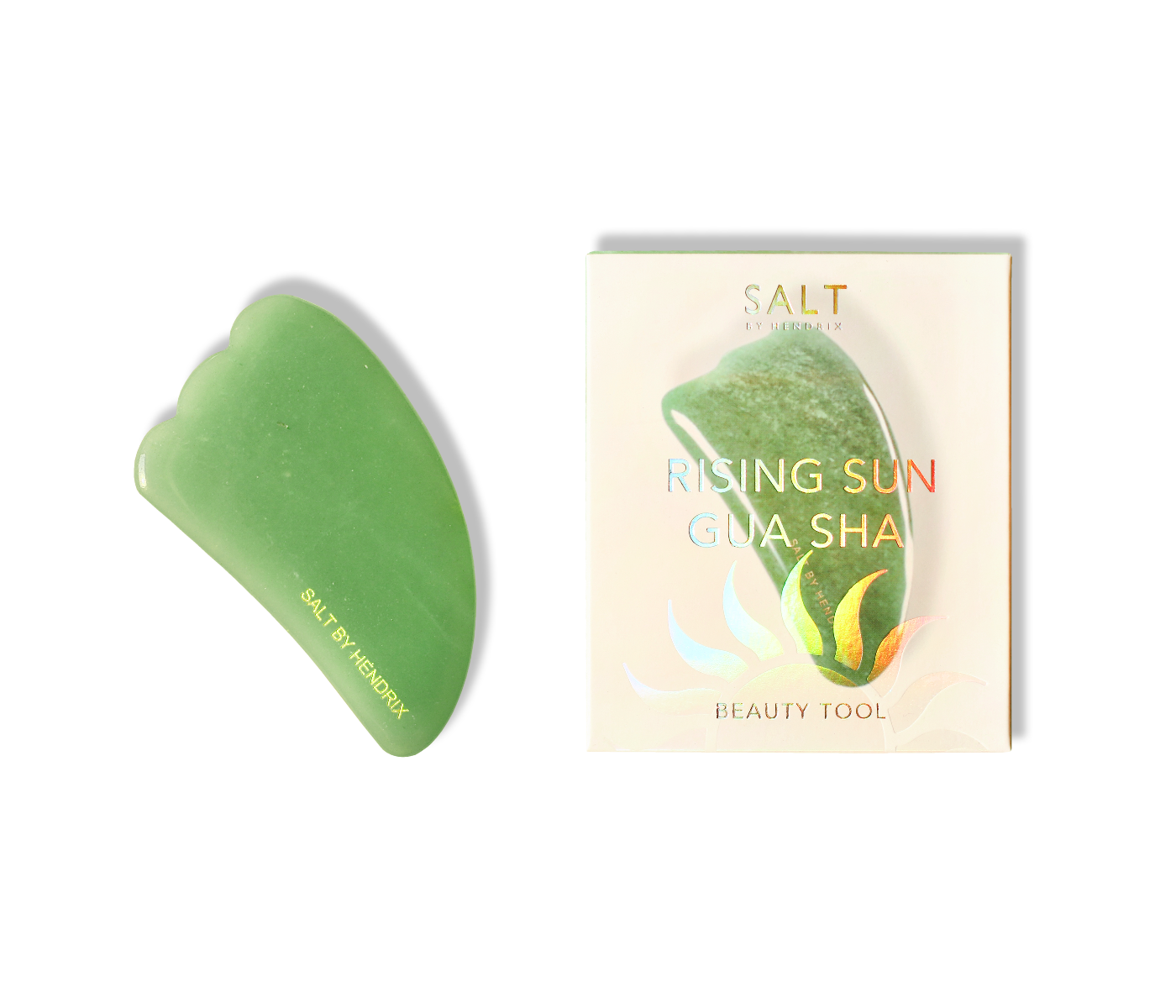 Salt By Hendrix Rising Sun Gua Sha - Jade