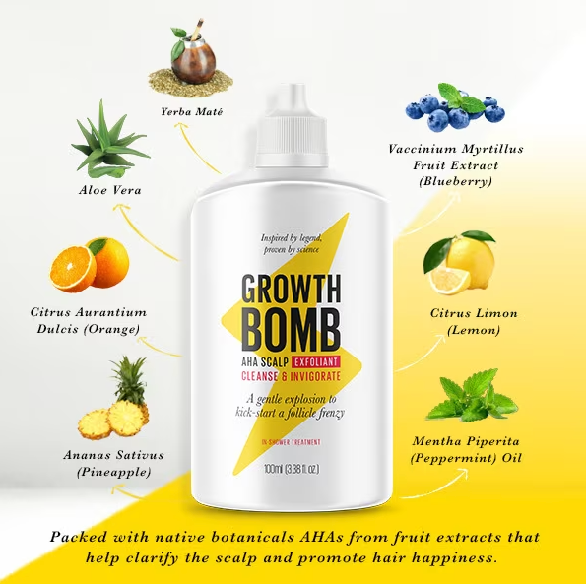Growth Bomb AHA Scalp Exfoliant 100ML