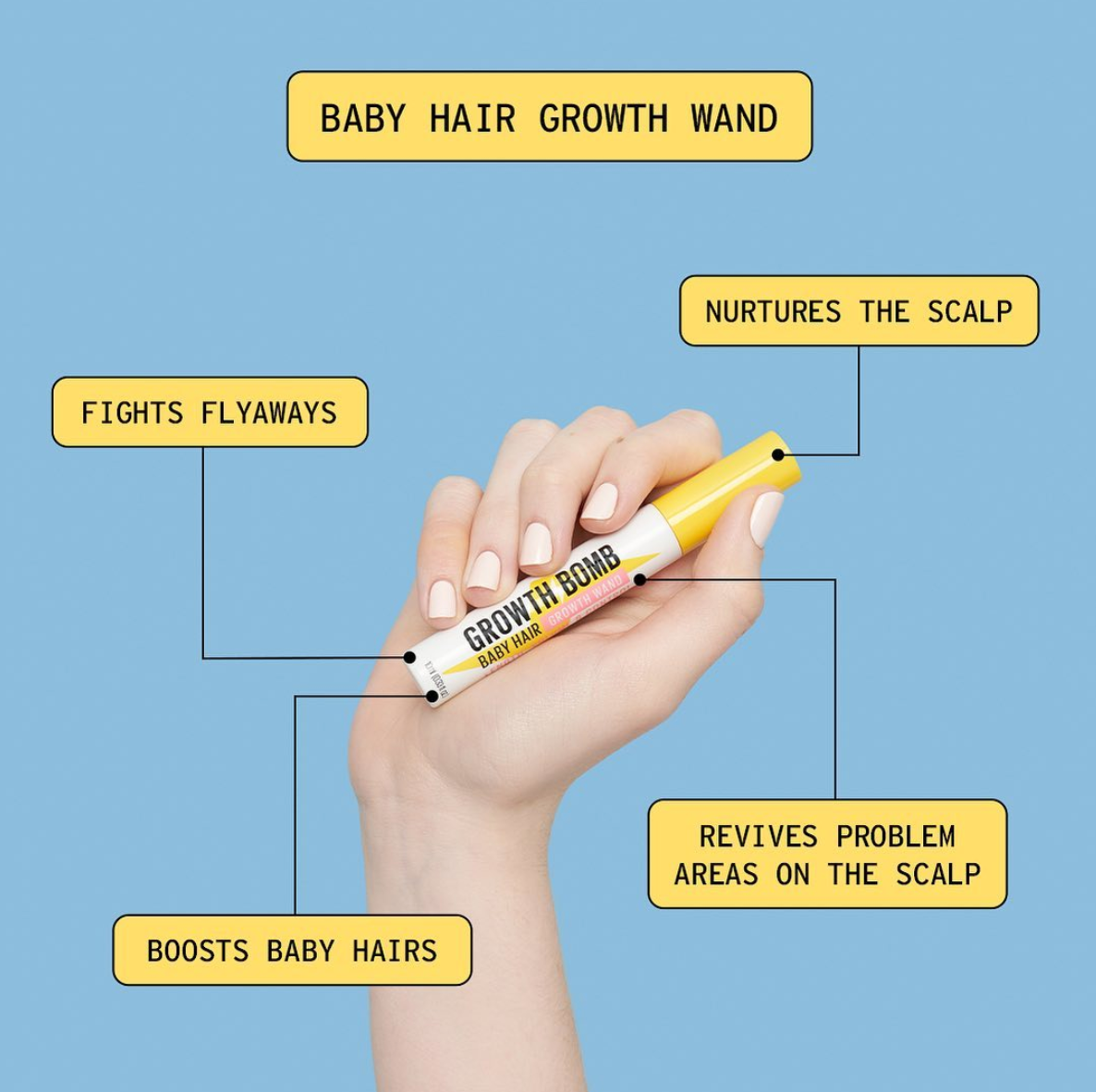 Growth Bomb Baby Hair Growth Wand 10ml