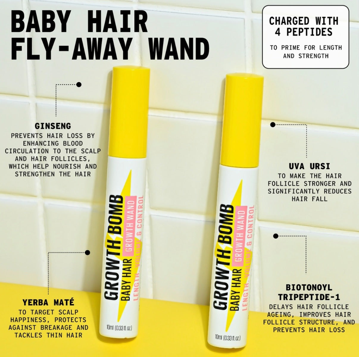 Growth Bomb Baby Hair Growth Wand 10ml