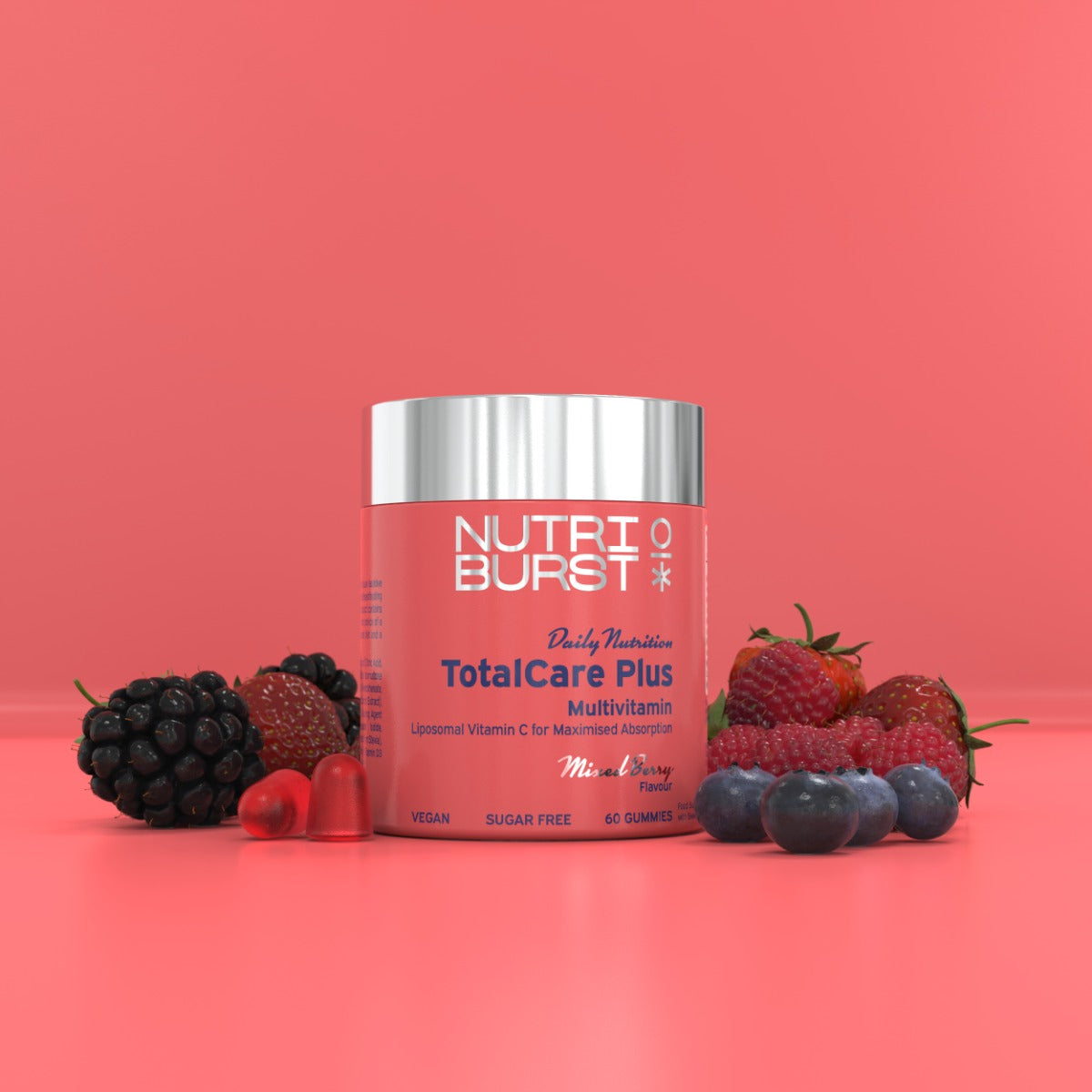 Nutriburst Total Care Plus - Mixed Berry - 60 Gummies