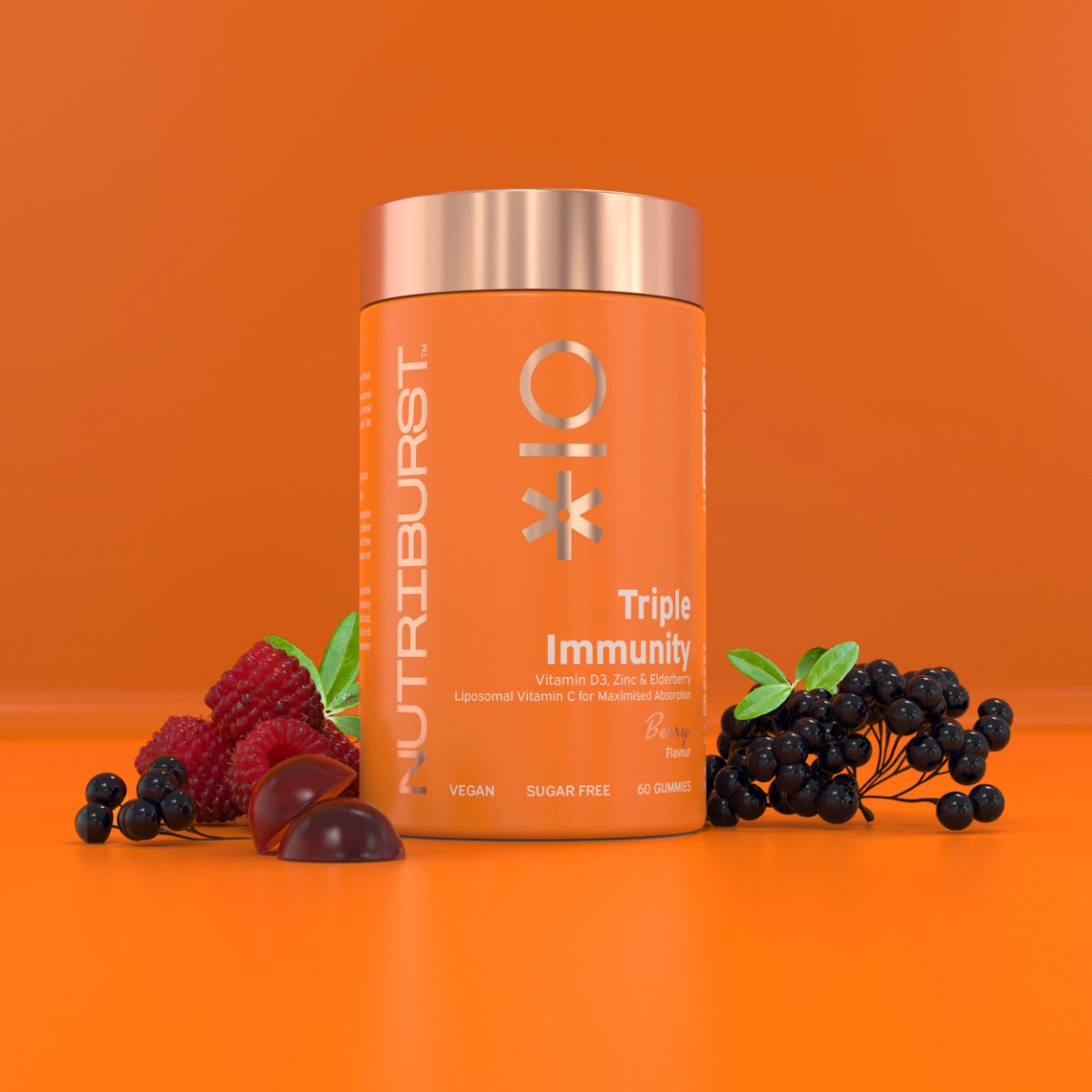 Nutriburst Triple Immunity - Berry - 60 Gummies