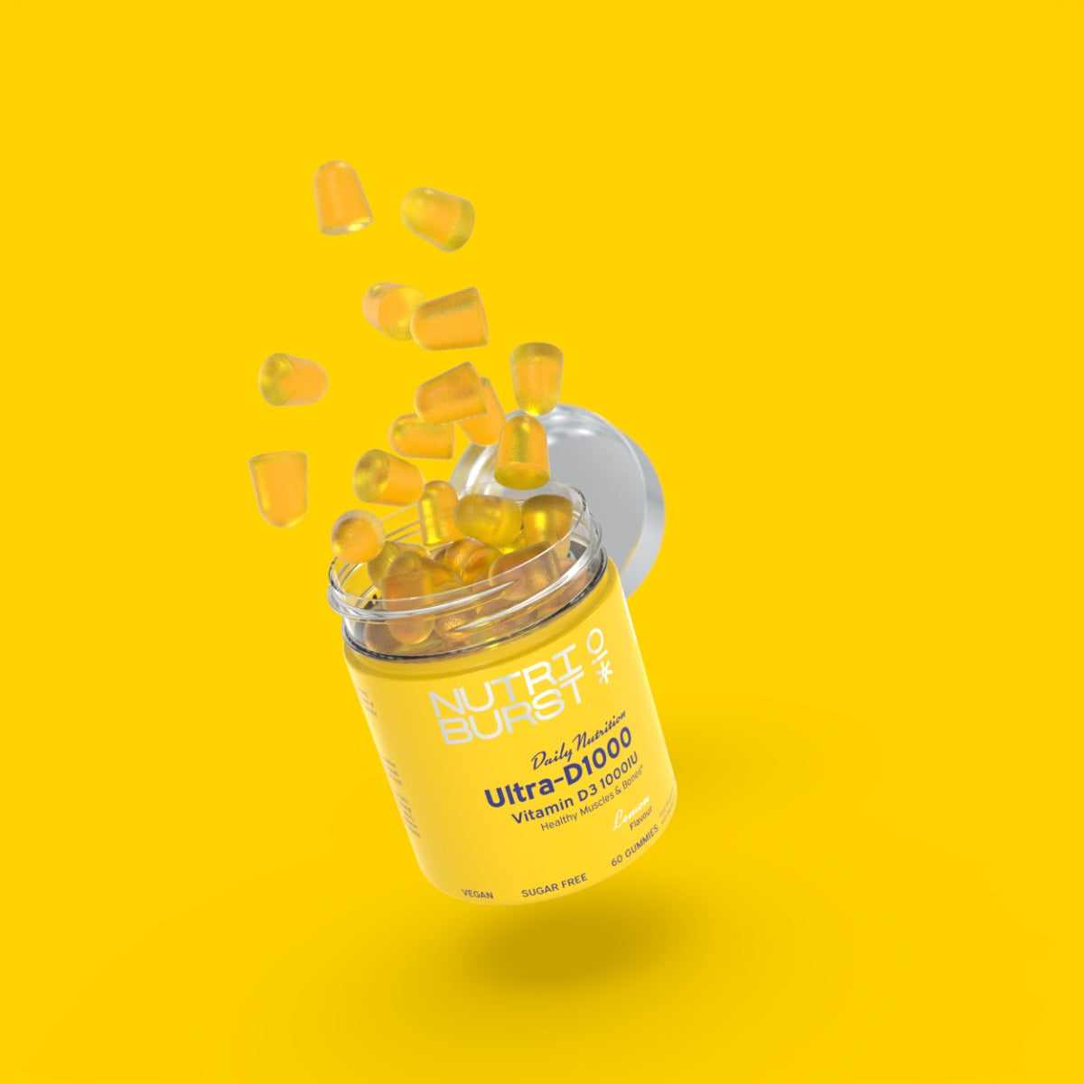 Nutriburst Ultra-D3 1000 IU - Lemon - 60 Gummies