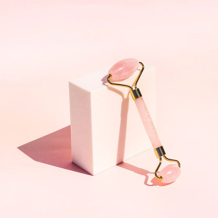 Salt By Hendrix Face Roller - Rose Quartz