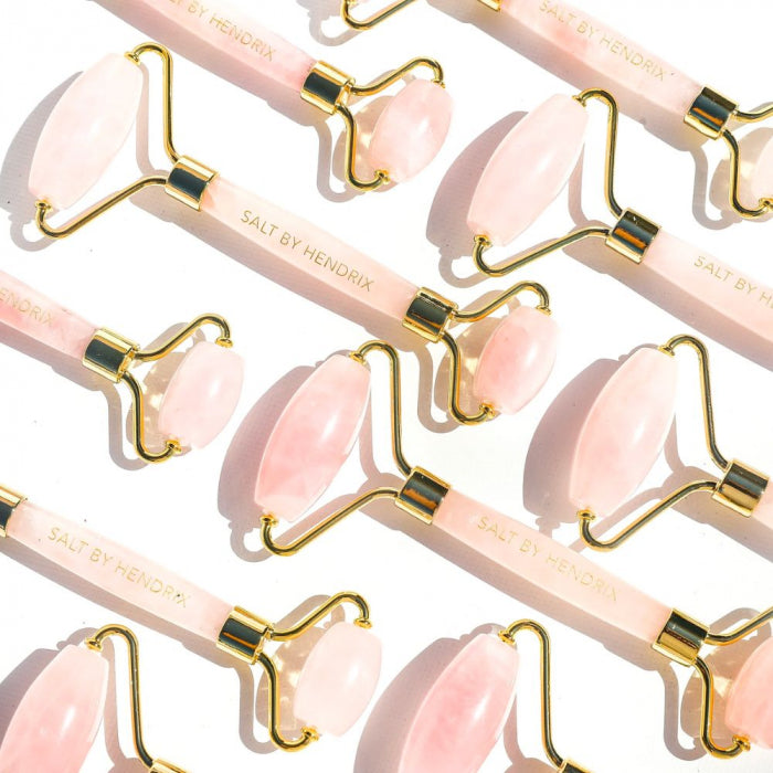 Salt By Hendrix Face Roller - Rose Quartz