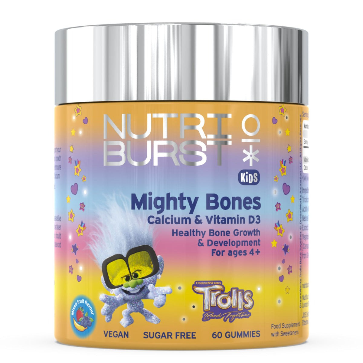 Nutriburst Trolls Calcium/ Vit D3 - Mighty Bones
