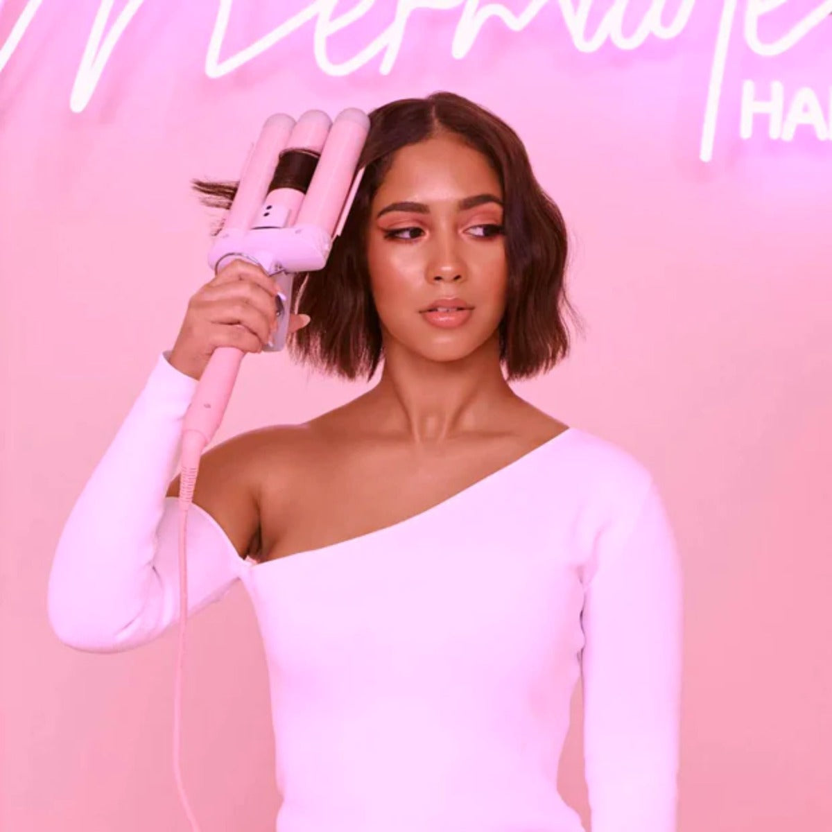 Mermade Hair Pro Waver 32mm - Pink