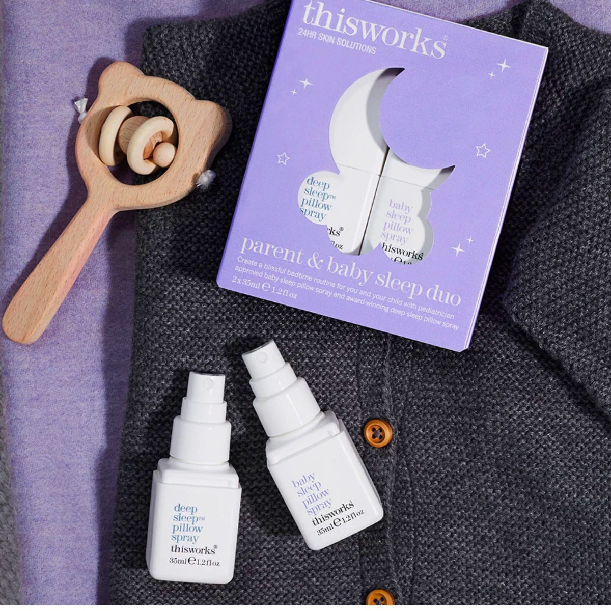 This Works Parent & baby duo kit - Baby SLEEP & PILLOW SPRAY