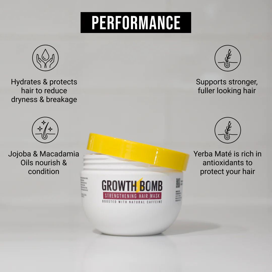 Growth Bomb Strengthening Hair Mask Tub 235ml