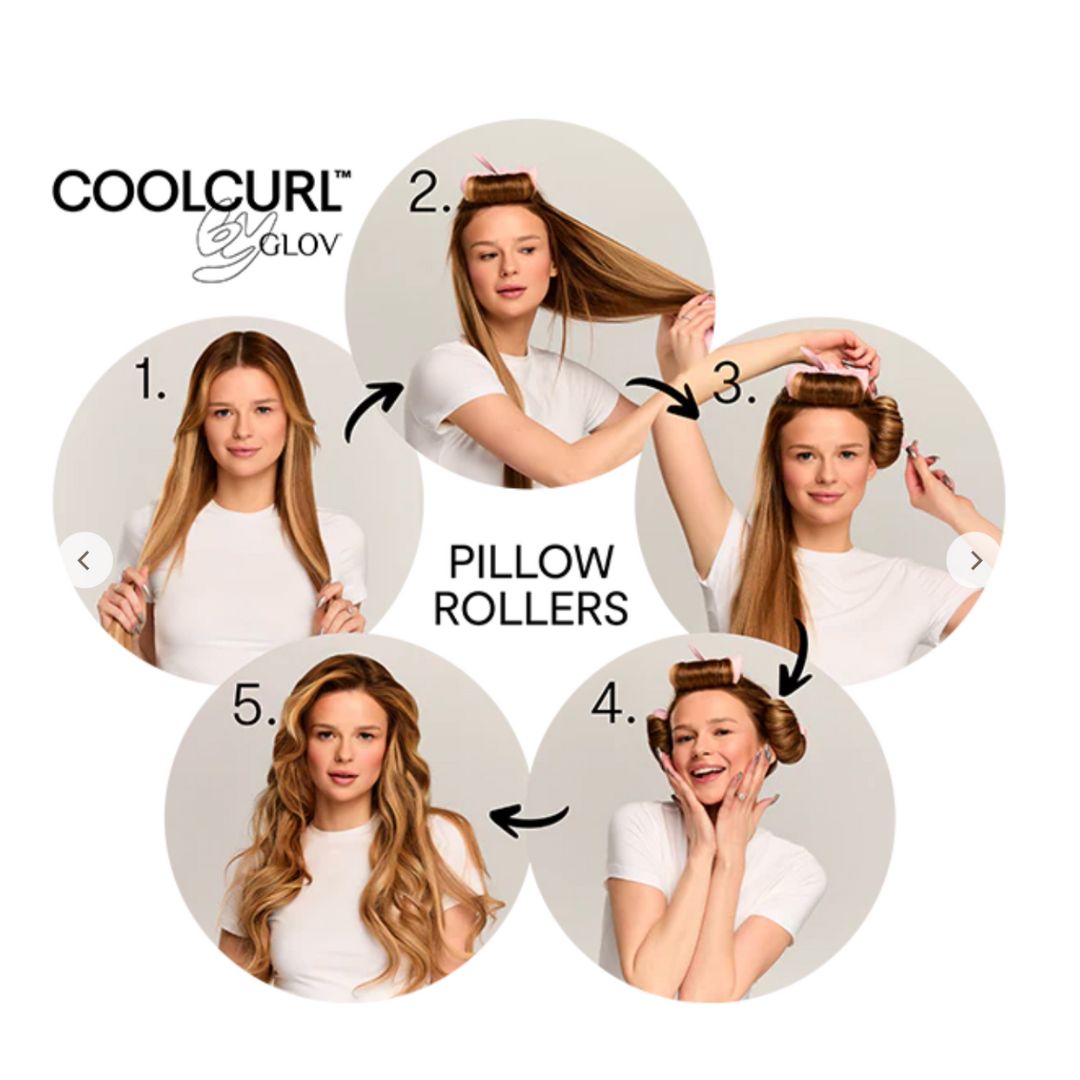 Glov Coolcurl Pillow Rollers - Black