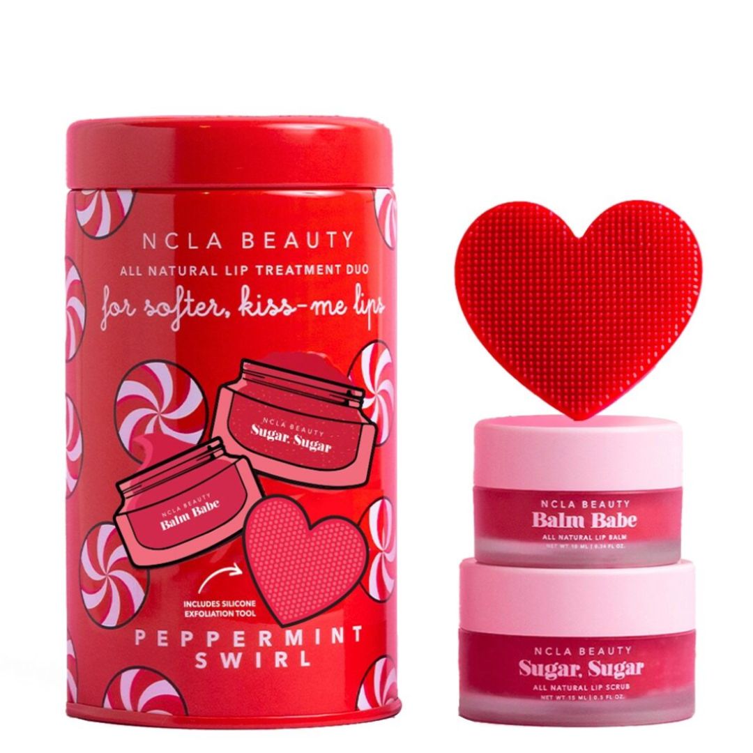 NCLA Beauty Peppermint Swirl Lip Treatment Set