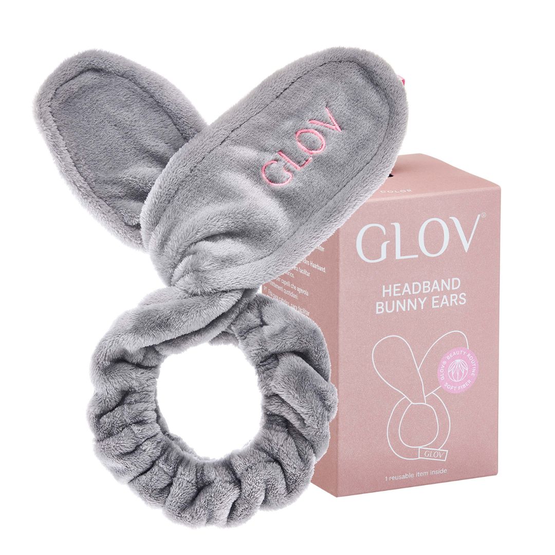 Glov Bunny Ears Headband - Grey