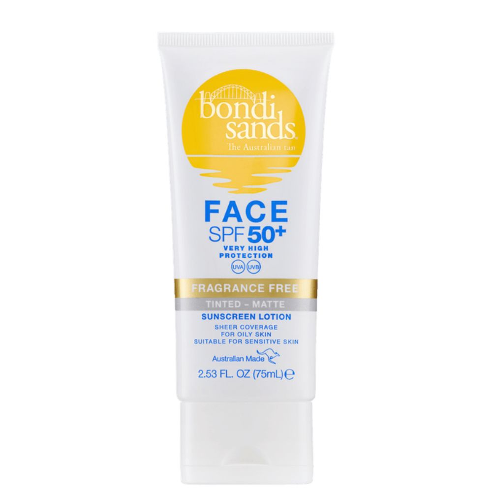 Bondi Sands SPF Fragrance Free 50+ Face Tinted - Matte