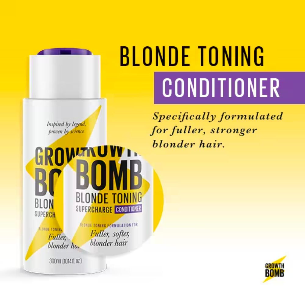 Growth Bomb Blonde Toning Purple Conditioner 300ml