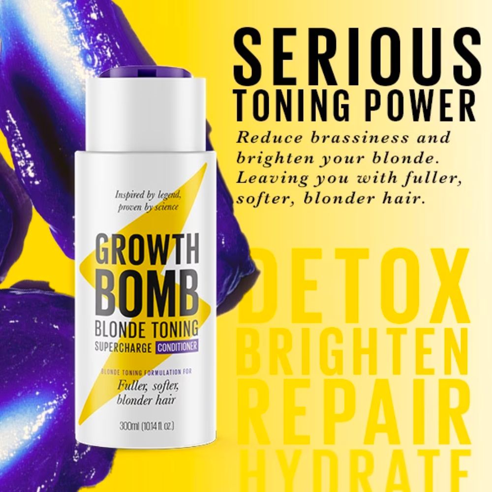 Growth Bomb Blonde Toning Purple Conditioner 300ml