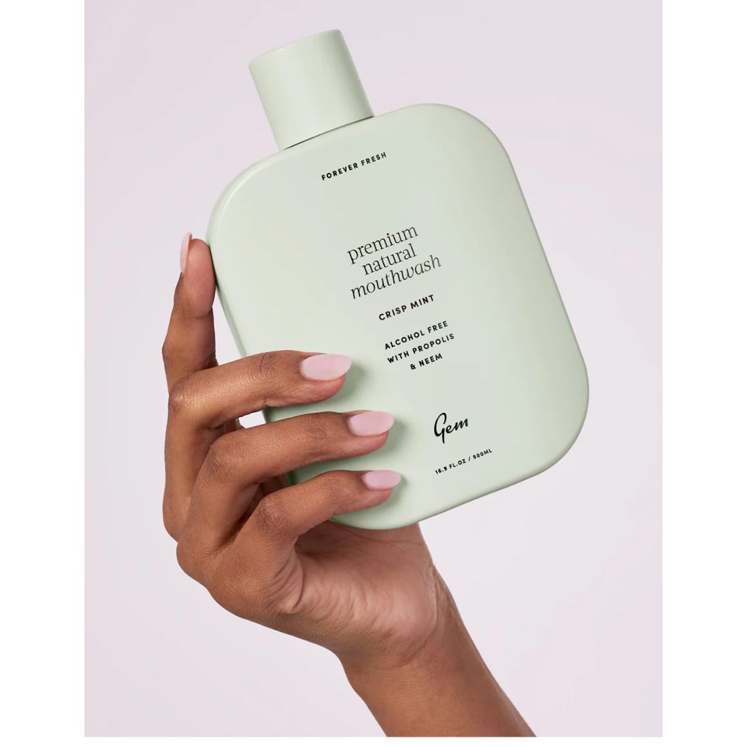 Gem Mouthwash 500ml - Crisp Mint