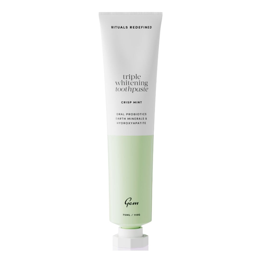 Gem Triple Whitening Toothpaste 100g - Crisp Mint