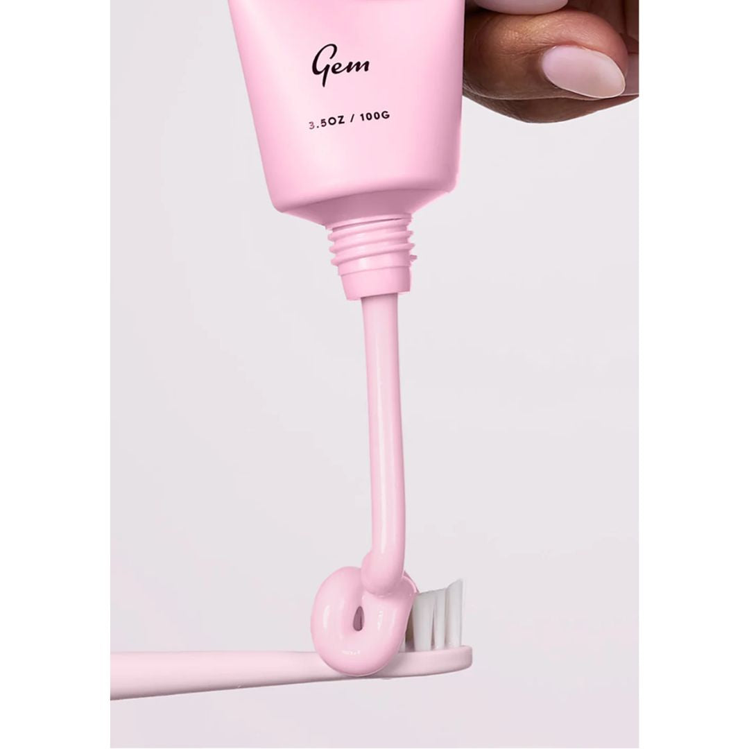Gem Triple Whitening Toothpaste 100g - Pink Marshmallow