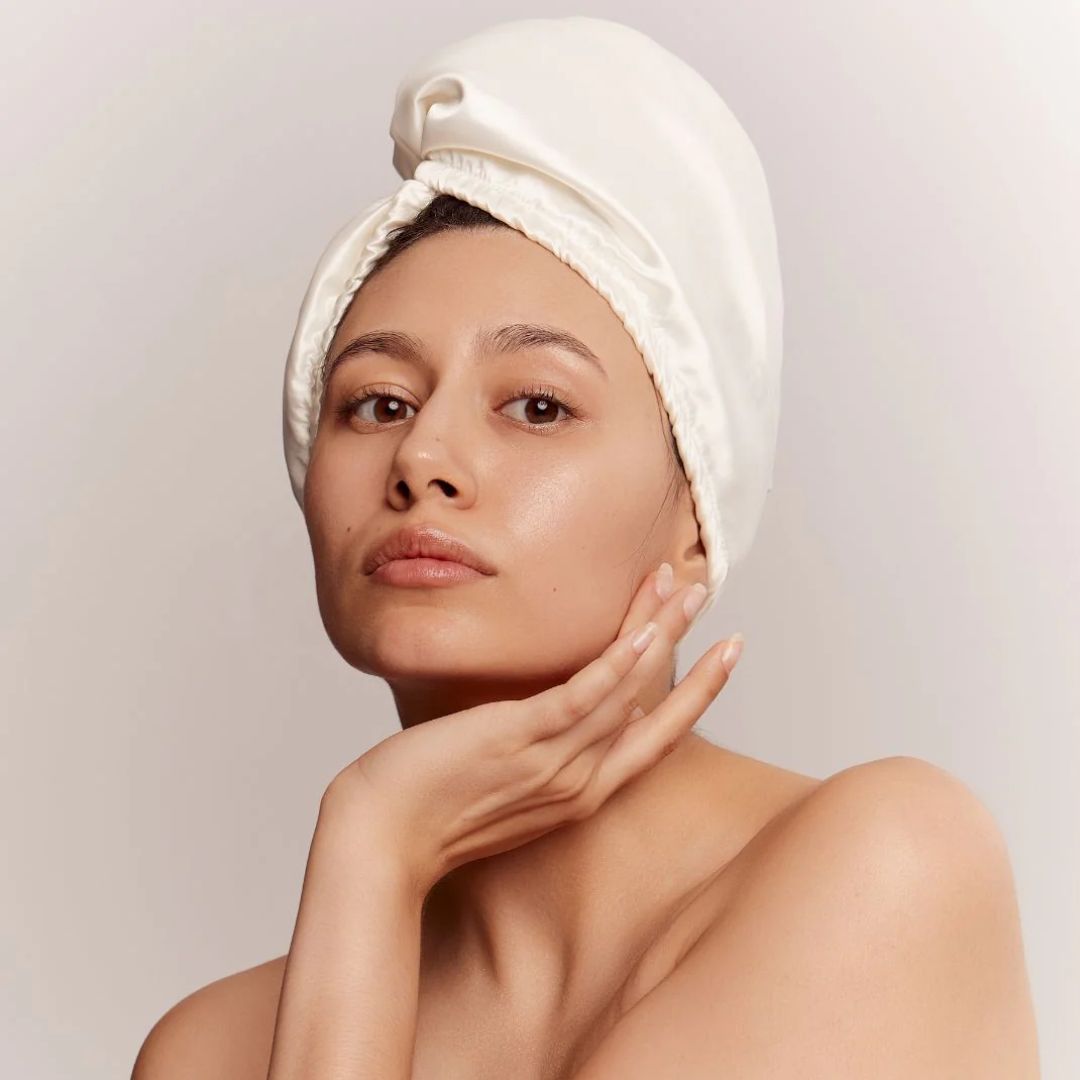 Glov Hair Wrap - Satin Champagne
