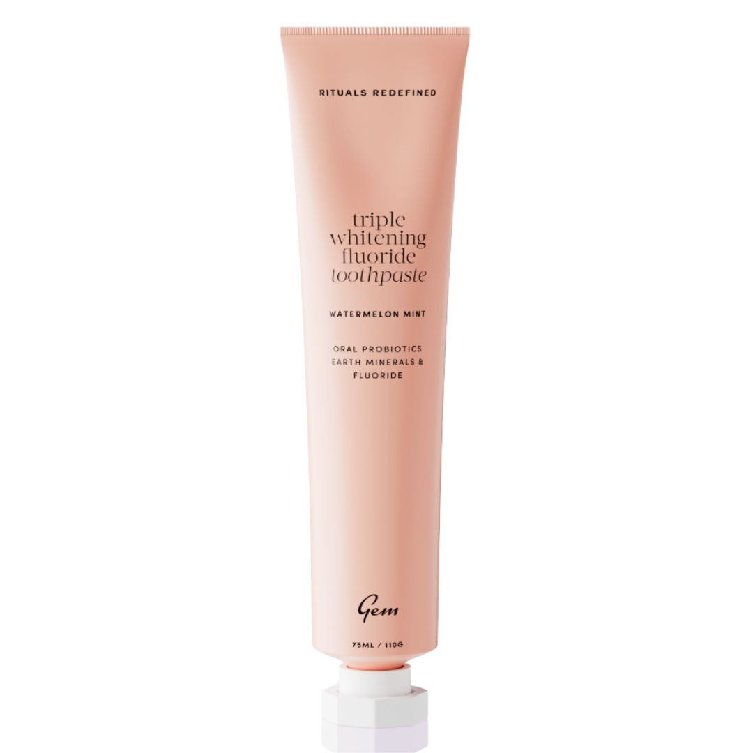 Gem Triple Whitening Toothpaste 100g - Watermelon Mint