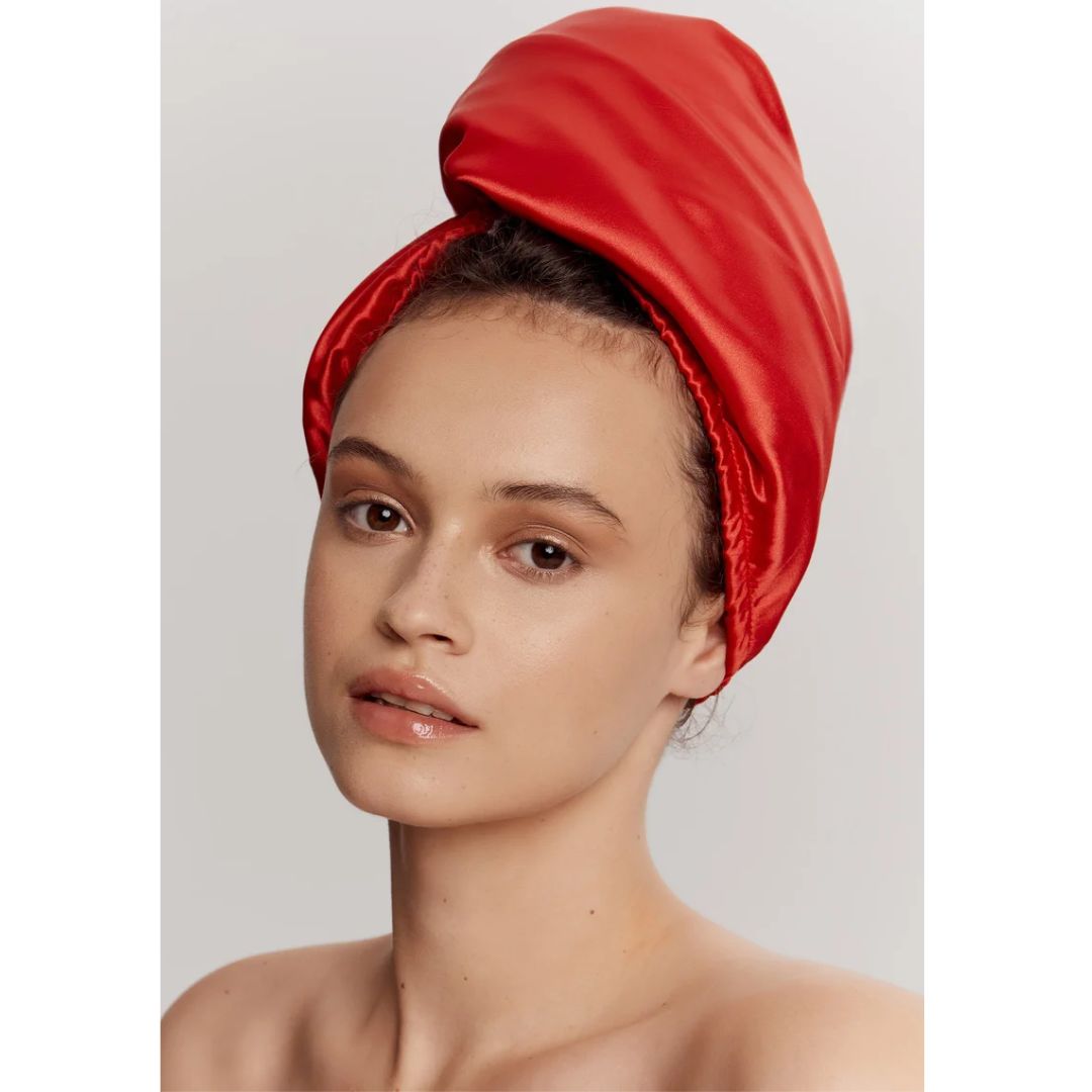 Glov Hair Wrap - Satin Red