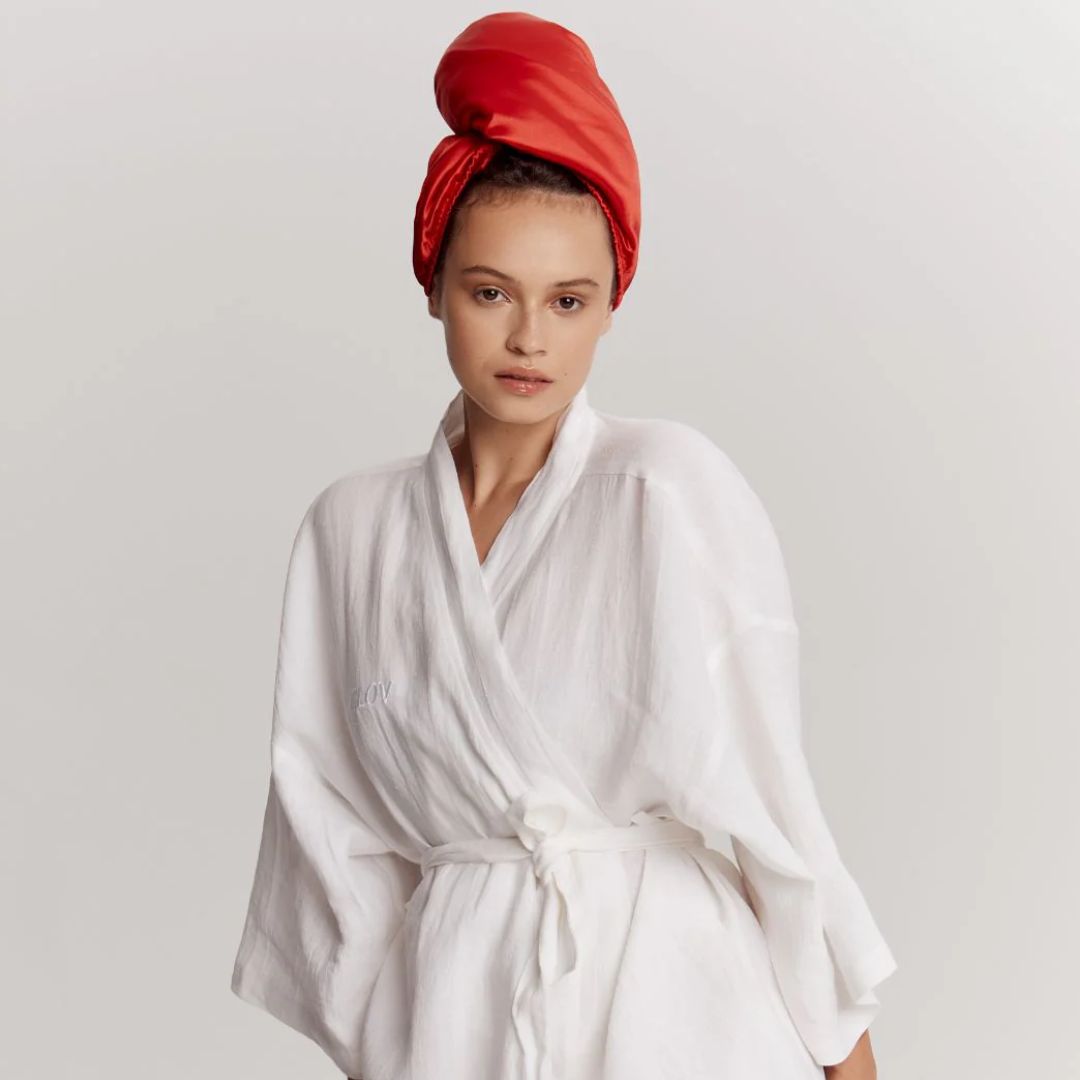 Glov Hair Wrap - Satin Red