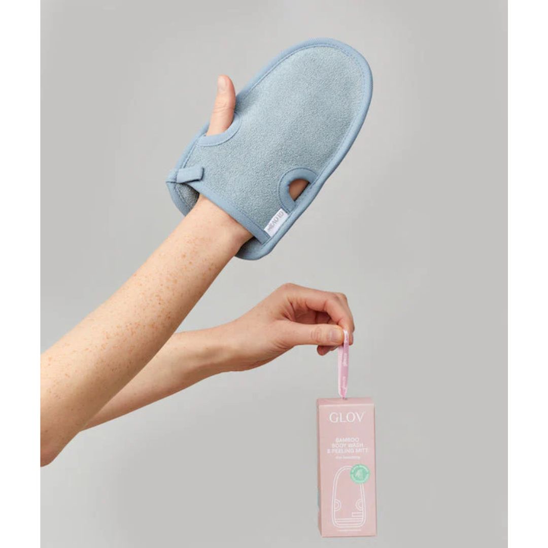 Glov Skin Smoothing Body Exfoliating Mitt - Pink