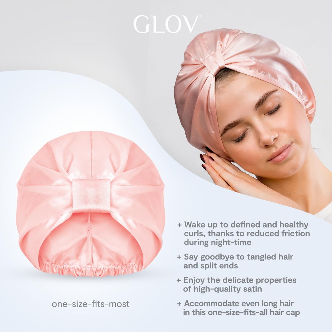 Glov Satin Bonnet - Pink