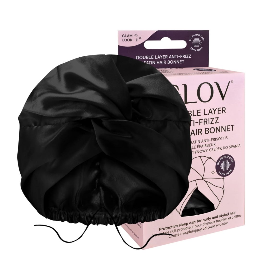 Glov Satin Bonnet - Black