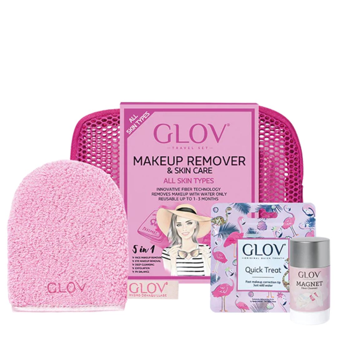Glov Travel Set - Pink (with On The Go)