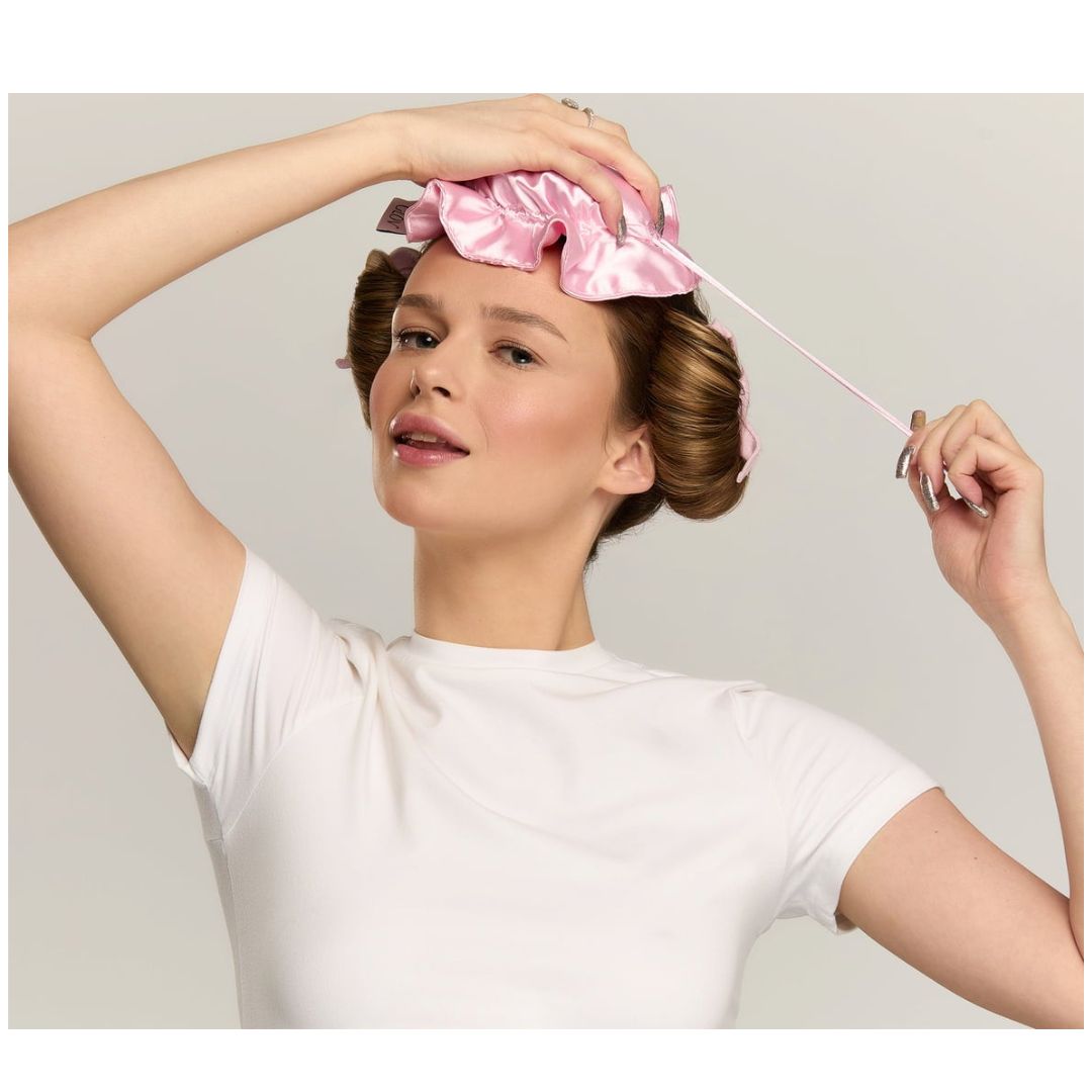 Glov Coolcurl Mini Anti - Frizz Bonnet - PINK